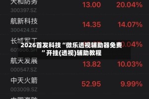 2026首发科技“微乐透视辅助器免费”开挂(透视)辅助教程