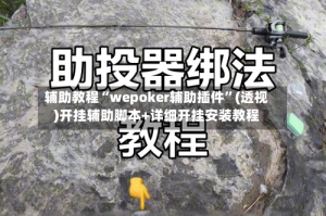 辅助教程“wepoker辅助插件”(透视)开挂辅助脚本+详细开挂安装教程