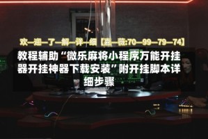 教程辅助“微乐麻将小程序万能开挂器开挂神器下载安装”附开挂脚本详细步骤
