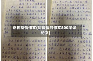 正视疫情作文(写疫情的作文800字议论文)