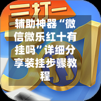 辅助神器“微信微乐红十有挂吗”详细分享装挂步骤教程-第1张图片