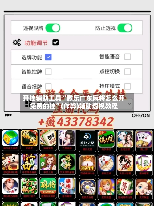 开挂辅助工具“微乐广东麻将怎么开免费的挂”(作弊)辅助透视教程-第2张图片