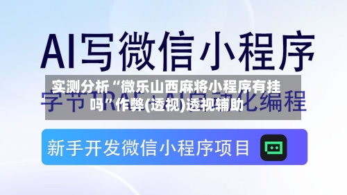 实测分析“微乐山西麻将小程序有挂吗”作弊(透视)透视辅助-第3张图片